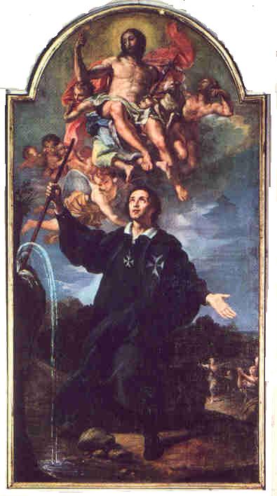 Il miracolo della fonte - Chiesa di S. Giovanni di Prè in Genova